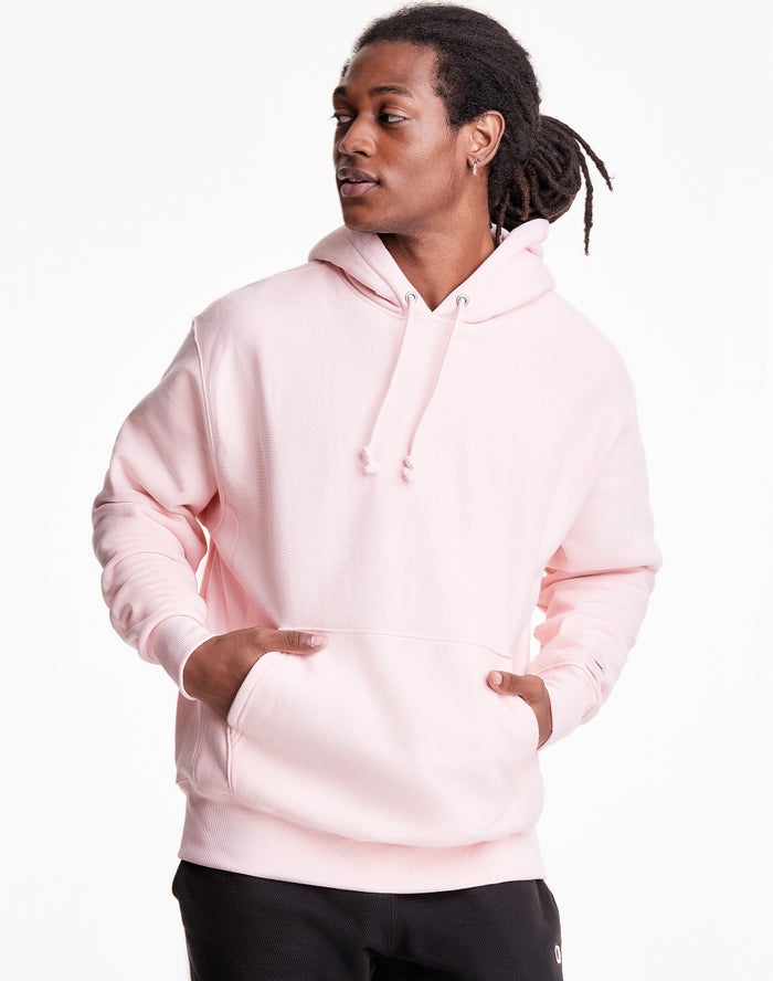 Champion Reverse Weave® Hoodie Heren - Roze - Belgie 3140IGMOT